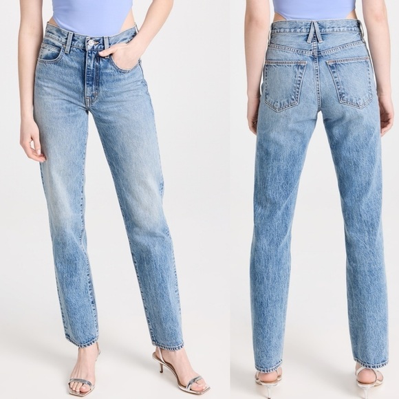 NWT SLVRLAKE Stella Straight Jeans - Picture 1 of 12
